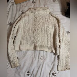 Pilcro Anthropologie crop sweater